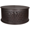 Load image into Gallery viewer, Atila Wooden Round 80cm Coffee Table - Brown