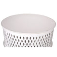 Load image into Gallery viewer, Pansy Wooden Round 80cm Coffee Table - White
