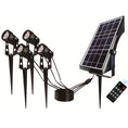 Load image into Gallery viewer, Solar LED Spotlights – Four Adjustable Heads