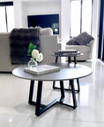 Load image into Gallery viewer, Interior Ave - Broadway Two Tier Stone Coffee Table Set