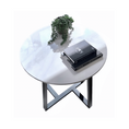 Load image into Gallery viewer, Interior Ave - Sienna Marble Stone Top Side Table