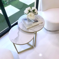 Load image into Gallery viewer, Interior Ave - Nala Gold Nested Side Table Set