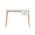 Load image into Gallery viewer, Oslo Desk with Drawer in White & Natural