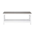 Load image into Gallery viewer, Coastal Coffee Table in White and Grey