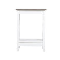 Load image into Gallery viewer, Coastal Side Table in White and Grey