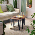 Load image into Gallery viewer, VASAGLE 3 Piece Nesting Coffee Tables Set