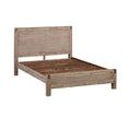 Load image into Gallery viewer, Queen size Bed Frame in Solid Acacia Veneered Medium High Headboard in Oak