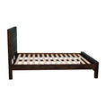 Load image into Gallery viewer, Bed Frame King Size in Solid Wood Veneered Acacia Bedroom Timber Slat in Chocolate