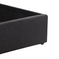 Load image into Gallery viewer, Gas Lift Queen Size Storage Bed Frame Upholstery Fabric in Black Colour with Tufted Headboard