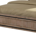 Load image into Gallery viewer, King Size Silver Brush Bed Frame in Acacia Wood Construction