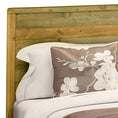 Load image into Gallery viewer, Double Size Wooden Bed Frame in Solid Wood Antique Design Light Brown