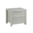 Load image into Gallery viewer, Bedside Table 2 drawers Storage Table Night Stand MDF in White Ash