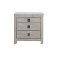 Load image into Gallery viewer, Bedside Table 2 drawers Night Stand Solid Acacia Storage in White Ash Colour