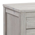 Load image into Gallery viewer, Bedside Table 2 drawers Night Stand Solid Acacia Storage in White Ash Colour