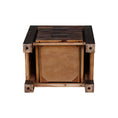Load image into Gallery viewer, Bedside Table 2 drawers Night Stand Solid Wood Acacia Storage in Chocolate Colour