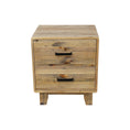 Load image into Gallery viewer, Bedside Table 2 drawers Night Stand Solid Wood Storage Light Brown Colour