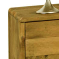 Load image into Gallery viewer, Bedside Table 2 drawers Night Stand Solid Wood Storage Light Brown Colour