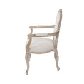 Load image into Gallery viewer, Large Size Oak Wood White Washed Finish Arm Chair Dining Set
