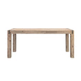 Load image into Gallery viewer, Dining Table with Solid and Veneered Acacia Large Size Wooden Base in Oak Colour