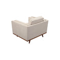 Load image into Gallery viewer, Armchair Lounge Accent Chair Upholstered Couch Sofa Bedroom Seater Beige Beige Wooden Frame