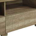 Load image into Gallery viewer, TV Cabinet 3 Storage Drawers with Shelf Natural Wood like MDF Entertainment Unit in Oak Colour