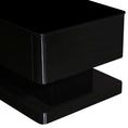 Load image into Gallery viewer, TV Cabinet with 3 Storage Drawers With High Glossy Assembled Entertainment Unit in Black colour