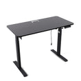 Load image into Gallery viewer, Electric Standing Desk Sit to Stand Up Motorised Single motor Desks Black