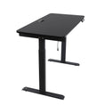 Load image into Gallery viewer, Electric Standing Desk Sit to Stand Up Motorised Single motor Desks Black