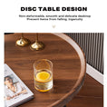 Load image into Gallery viewer, Side Round Coffee Table Retro 2-Tier Wooden Industrial Style