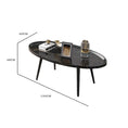 Load image into Gallery viewer, Coffee Table Living Room Accent Oval Table Contemporary Style Leisure Tea Table
