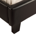 Load image into Gallery viewer, Single PU Leather Bed Frame Black