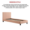 Load image into Gallery viewer, Single PU Leather Bed Frame Pink