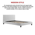 Load image into Gallery viewer, Double PU Leather Bed Frame White