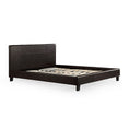 Load image into Gallery viewer, Double PU Leather Bed Frame Brown