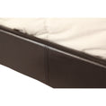 Load image into Gallery viewer, Double PU Leather Bed Frame Brown