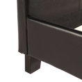 Load image into Gallery viewer, Double PU Leather Bed Frame Black