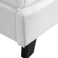 Load image into Gallery viewer, Queen PU Leather Bed Frame White