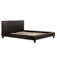 Load image into Gallery viewer, Queen PU Leather Bed Frame Brown