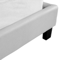 Load image into Gallery viewer, King PU Leather Bed Frame White