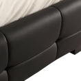 Load image into Gallery viewer, Double PU Leather Deluxe Bed Frame Black
