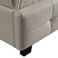 Load image into Gallery viewer, Queen PU Leather Deluxe Bed Frame White