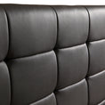 Load image into Gallery viewer, King PU Leather Deluxe Bed Frame Black