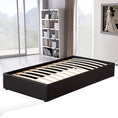 Load image into Gallery viewer, PU Leather Single Bed Ensemble Frame