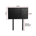Load image into Gallery viewer, PU Leather Single Bed Headboard Bedhead - Black