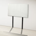Load image into Gallery viewer, PU Leather Single Bed Headboard Bedhead - White