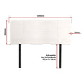 Load image into Gallery viewer, PU Leather Double Bed Headboard Bedhead - White