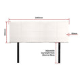 Load image into Gallery viewer, PU Leather Queen Bed Headboard Bedhead - White