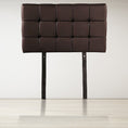 Load image into Gallery viewer, PU Leather Single Bed Deluxe Headboard Bedhead - Brown