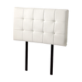 Load image into Gallery viewer, PU Leather Single Bed Deluxe Headboard Bedhead - White