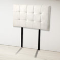 Load image into Gallery viewer, PU Leather Single Bed Deluxe Headboard Bedhead - White